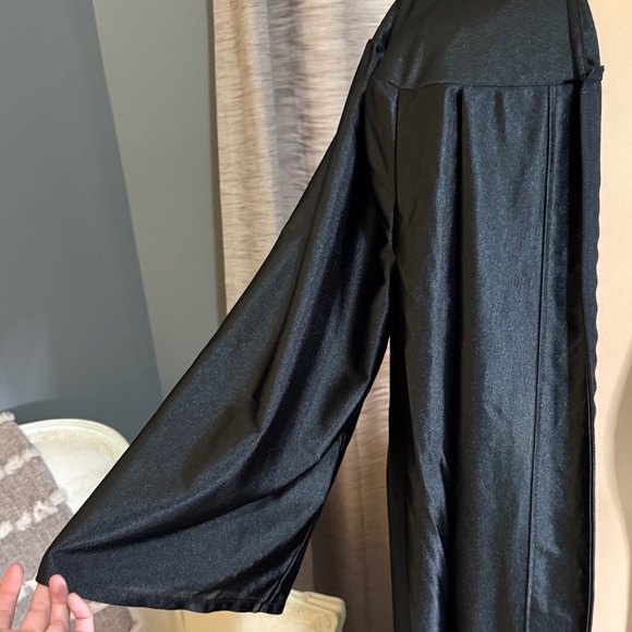 Classic Black Graduation Gown 46” long - Picture 2 of 2